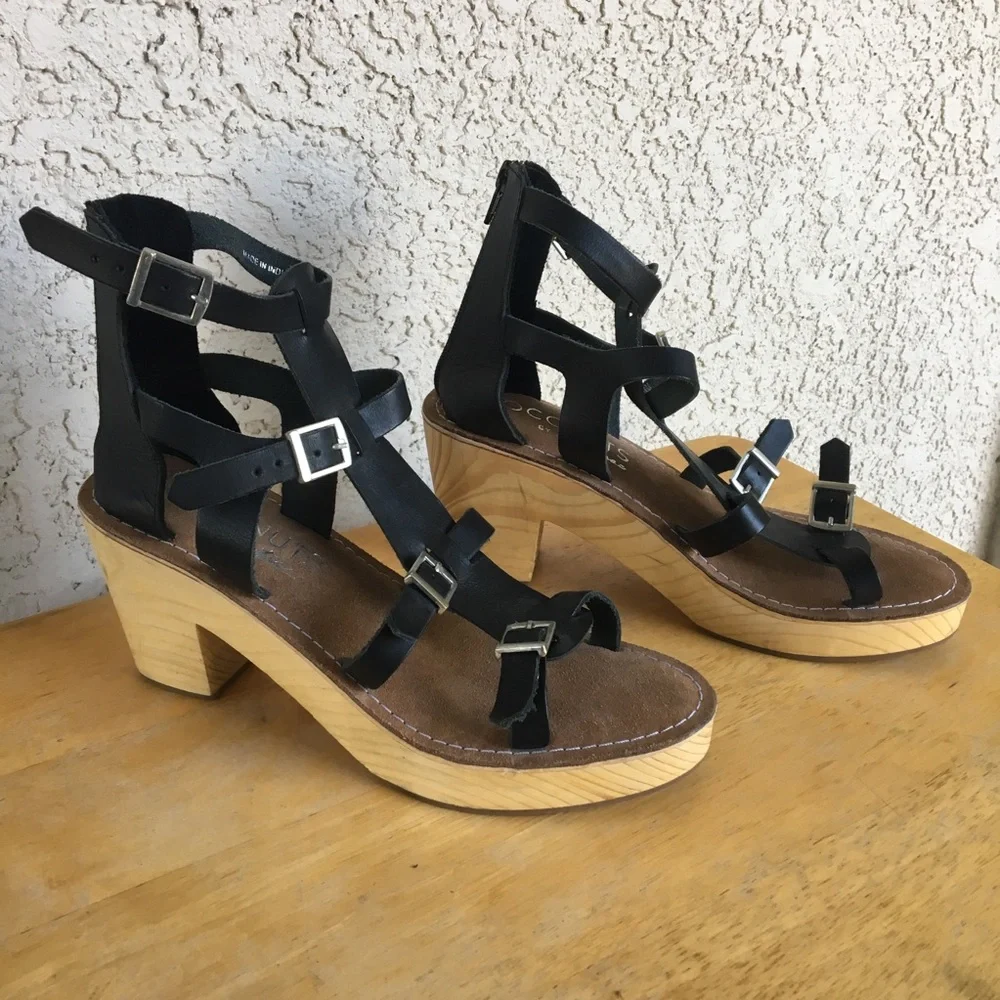 Coconuts by Matisse | Chunky Strappy Heels 8 - Picture 1 of 7